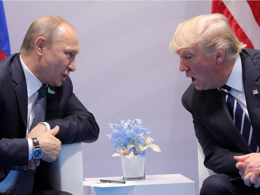 Donald Trump White House Russia Vladimir Putin 2017 G20 Hamburg Summit - Business Transparent PNG