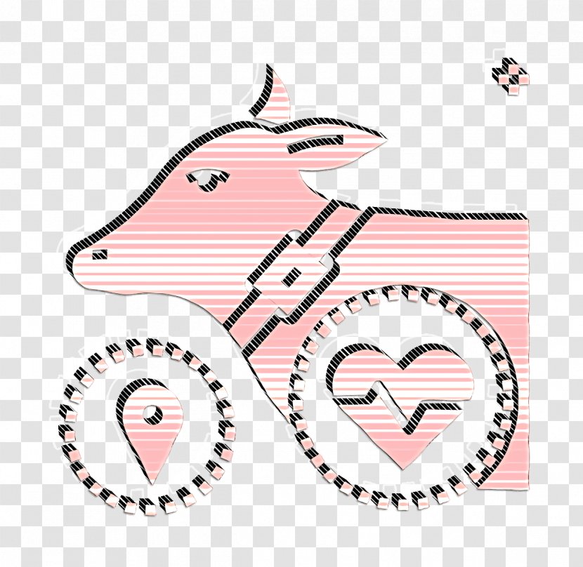 Animal Icon Farming Future - Pink - Sticker Snout Transparent PNG
