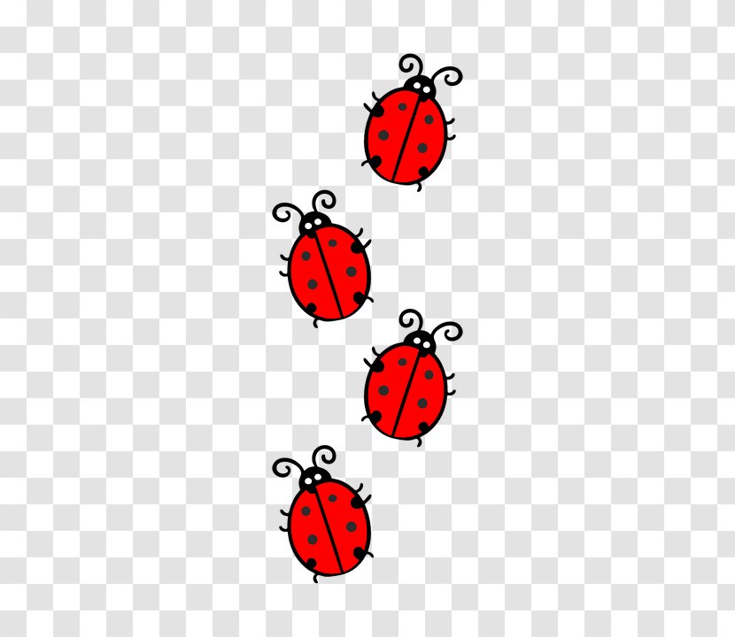 Ladybird - Heart - Cartoon Ladybug Transparent PNG