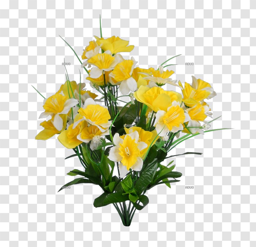 Floral Design Cut Flowers Flower Bouquet Artificial - Yellow Transparent PNG