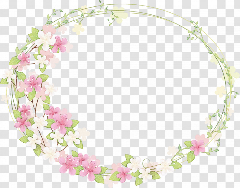 Pink Flower Body Jewelry Lei Plant Transparent PNG