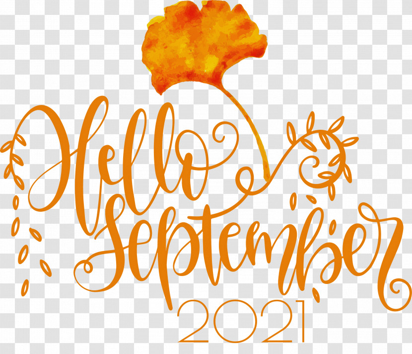 Hello September September Transparent PNG