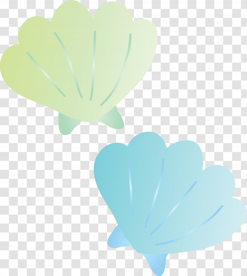 Leaf Turquoise Petal Plant Cloud Transparent PNG
