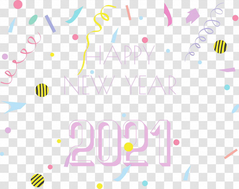 2021 Happy New Year 2021 New Year Transparent PNG