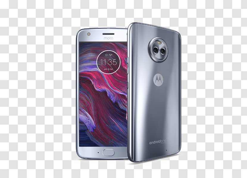 Moto X4 E4 Motorola X⁴ Android One Smartphone - Feature Phone Transparent PNG