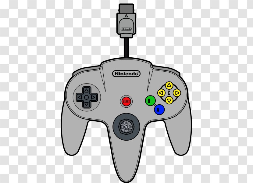 Nintendo 64 Controller Super Entertainment System Mario Wii - Game Controllers Transparent PNG