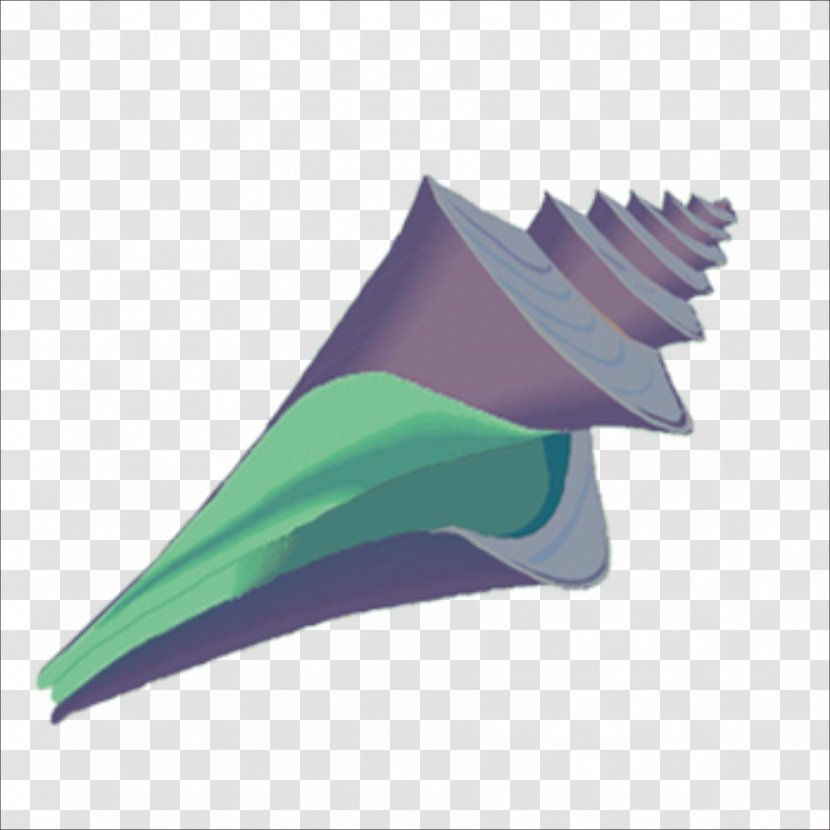 Conch - Green - Triangle Transparent PNG