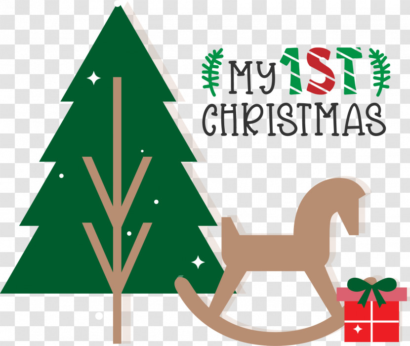 My 1st Christmas Merry Christmas Transparent PNG