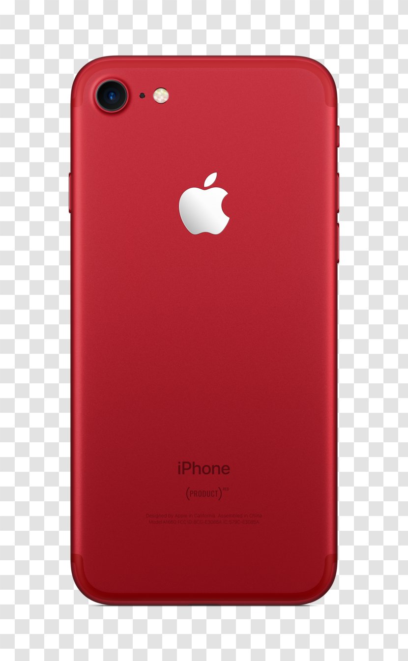 Apple IPhone 7 Plus 8 X Samsung Galaxy S Smartphone - Iphone - Red Transparent PNG