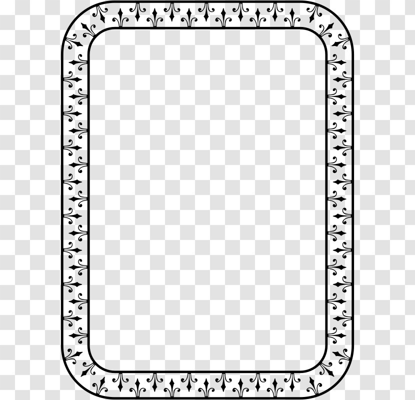 Picture Frames Download Clip Art - Area - Monochrome Transparent PNG