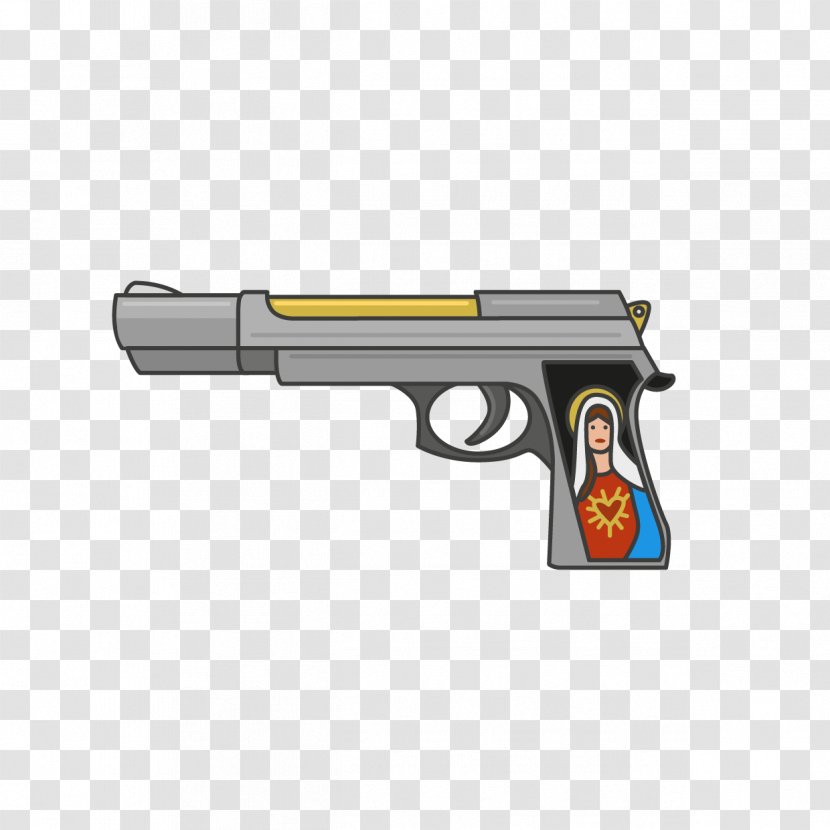 Illustration Firearm Revolver Film - Weapon - Romeo And Juliet Movie Transparent PNG