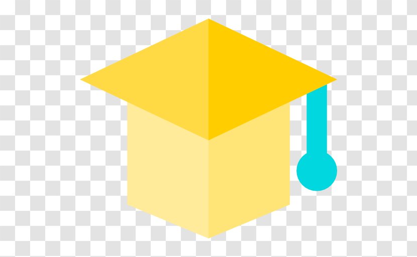 Graduation Element - Square Academic Cap - Yellow Transparent PNG