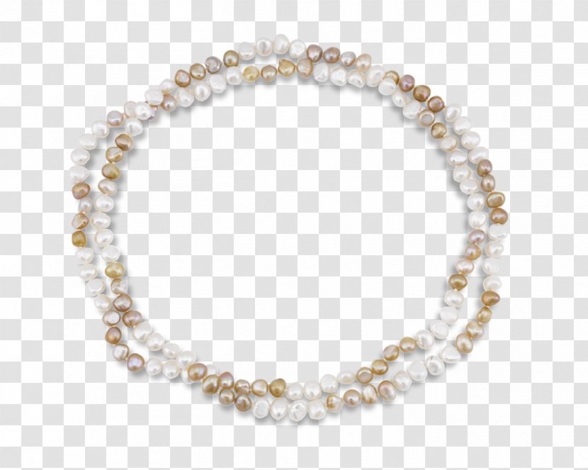 Gold Background - Pearl Necklace - Metal Anklet Transparent PNG