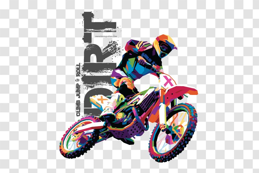 Motocross Enduro Motorcycle Sport - Freestyle Transparent PNG