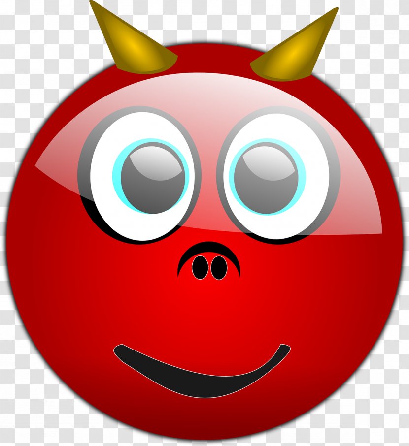 Emoticon Smiley Devil Sign Of The Horns Clip Art - Emoji - Evil Transparent PNG