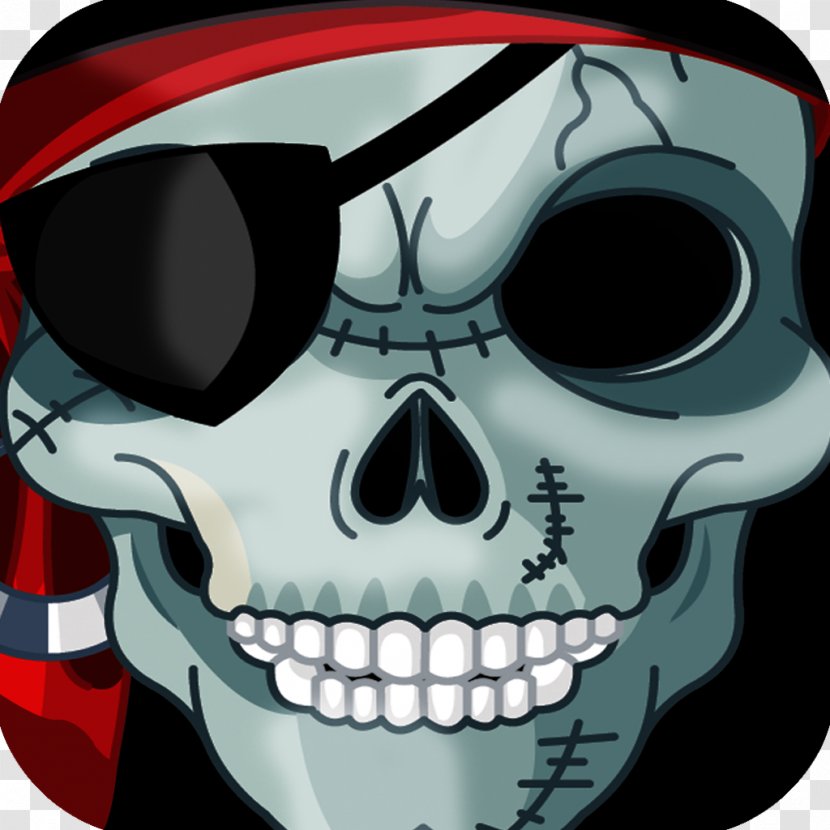 Skull Painting Poster Sticker Paper - Piracy Transparent PNG
