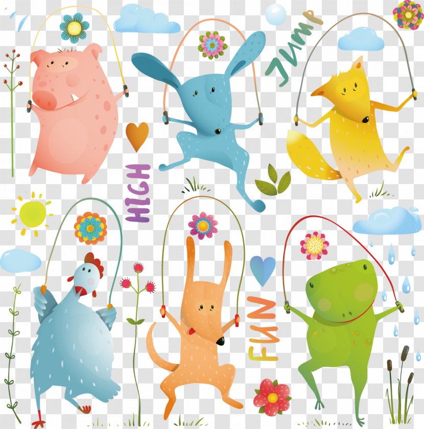 Cartoon Doll - Pattern - Area Transparent PNG
