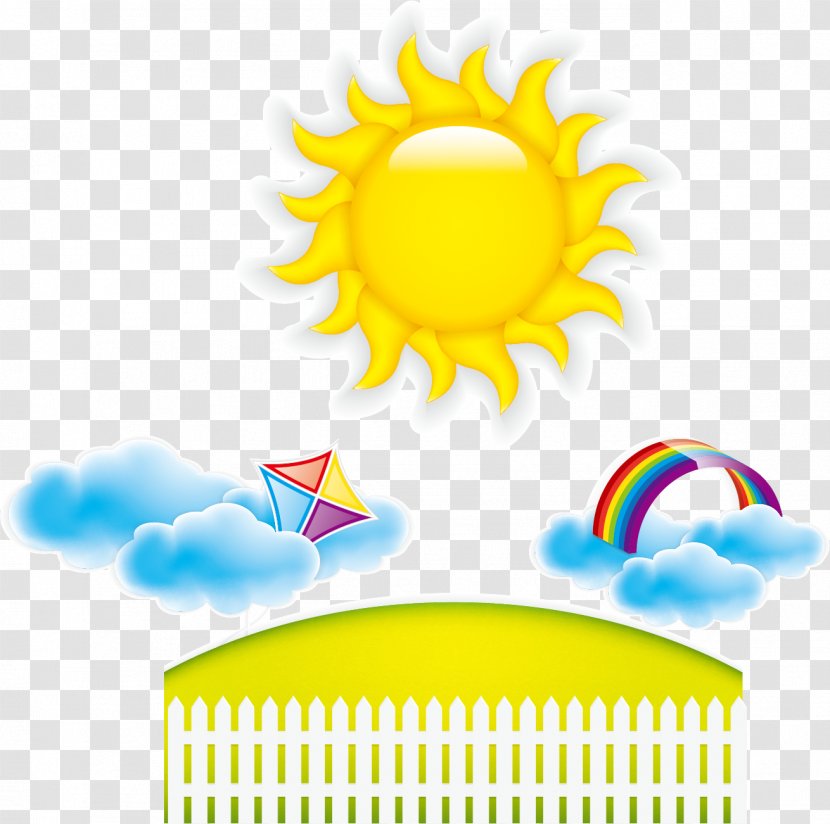 Sun Rainbow Creative Posters - Icon - Material Transparent PNG