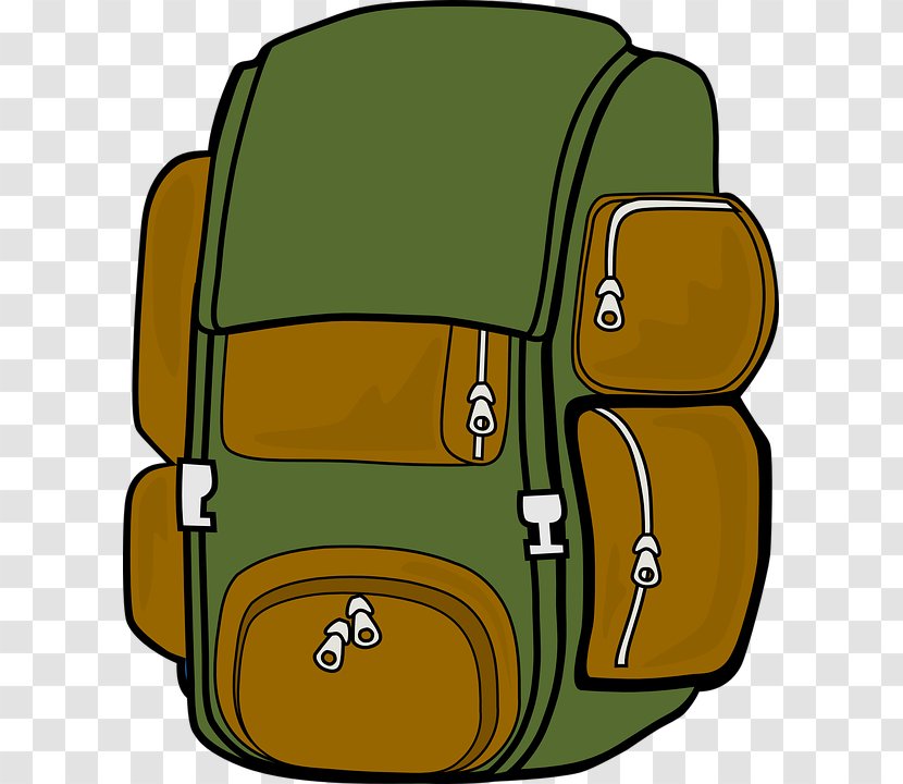 Travel Hiking - Luggage And Bags Yellow Transparent PNG
