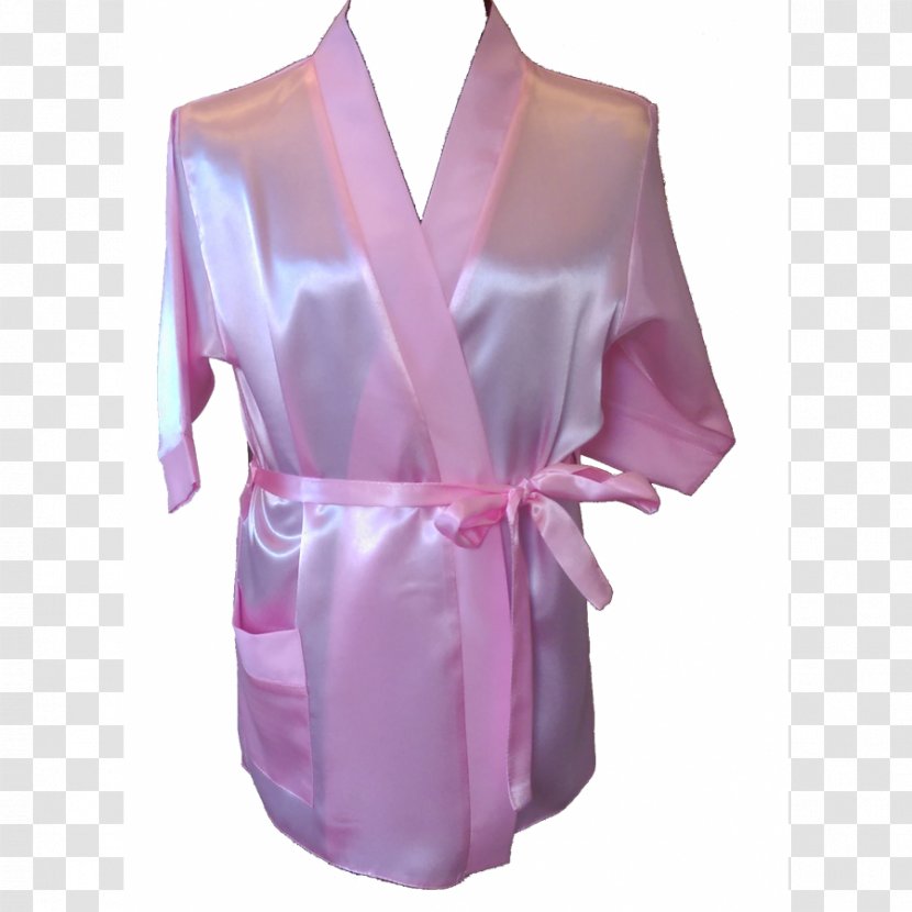 Bathrobe Satin Sleeve Gown Transparent PNG