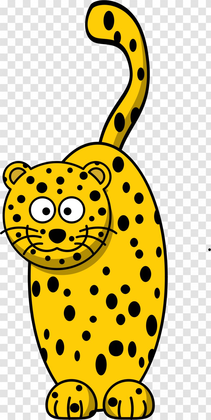 Cheetah Clip Art - Yellow Transparent PNG
