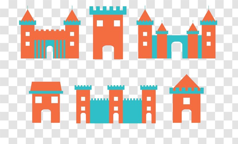 Castle Fortification Building Clip Art - Brand - Color Design Classical Architecture Landmarks Transparent PNG