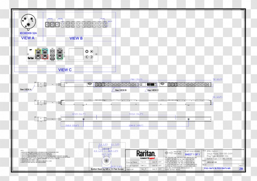 Power Distribution Unit Raritan Inc. 19-inch Rack Diagram Product - Screenshot - Flash Drives Transparent PNG