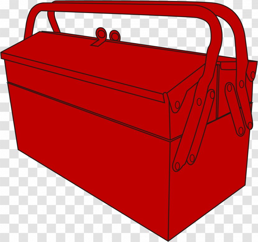 Toolbox Clip Art - Free Content - Red Transparent PNG