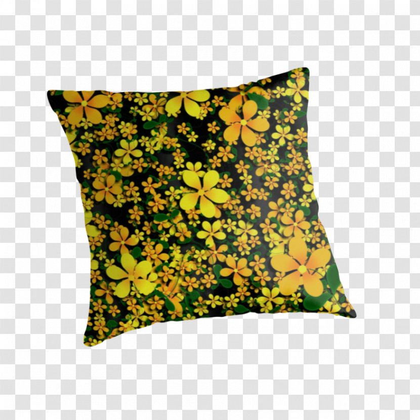 Yellow Throw Pillows Cushion Black - Bathroom - Pillow Transparent PNG