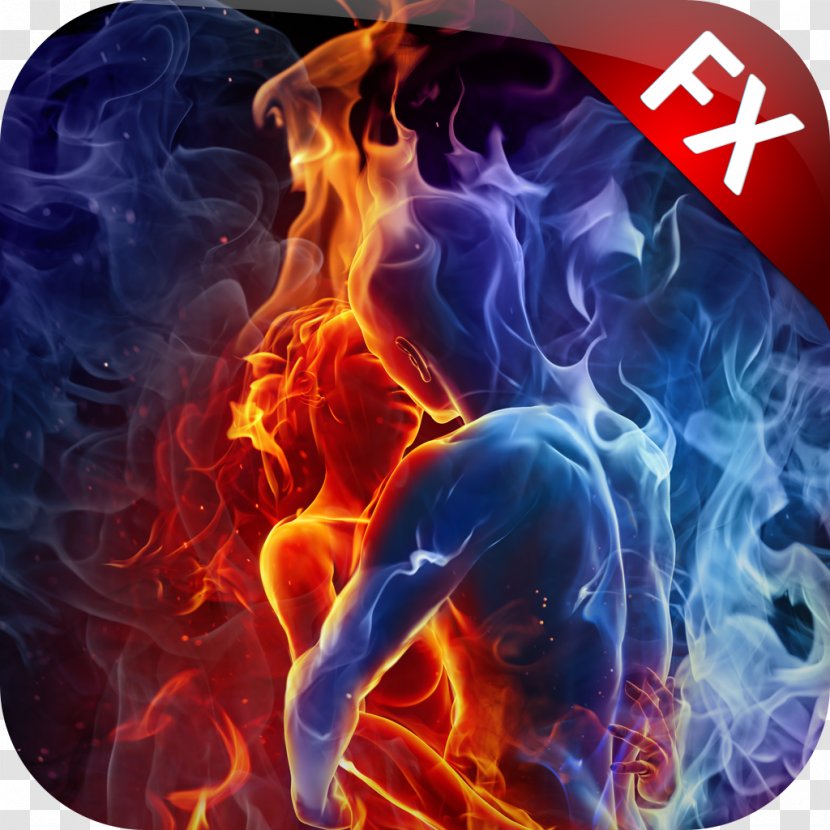 Soulmate Flame Art Fire Kiss - Soul Transparent PNG