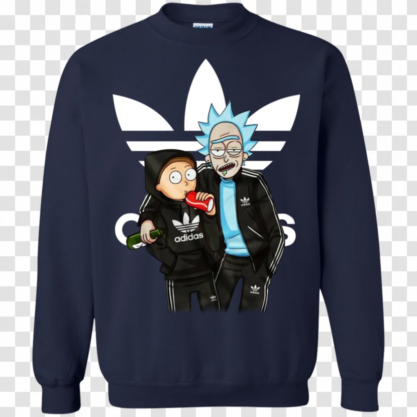 T-shirt Rick Sanchez Hoodie Morty Smith Adidas - And - Shirt Transparent PNG