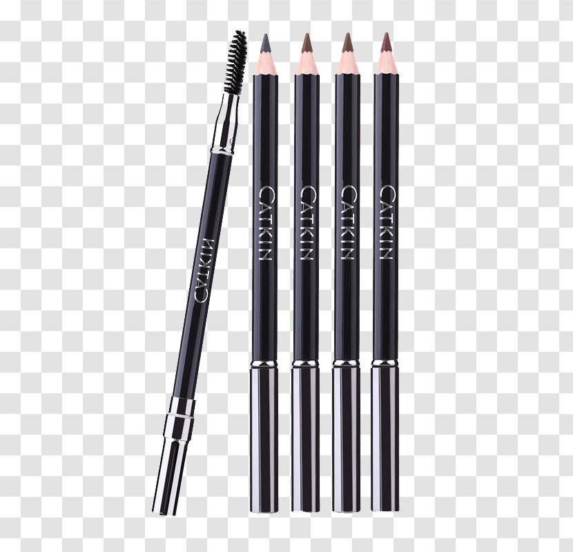 Pencil Eyebrow Cosmetics Chinese Hwamei - Office Supplies - Card Ting Thin Rod Transparent PNG