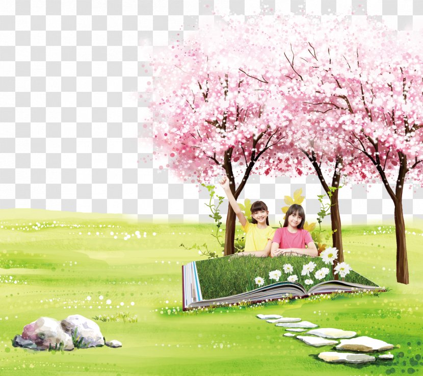 Download Cherry Garden Computer File - Advertising - Beautiful Transparent PNG