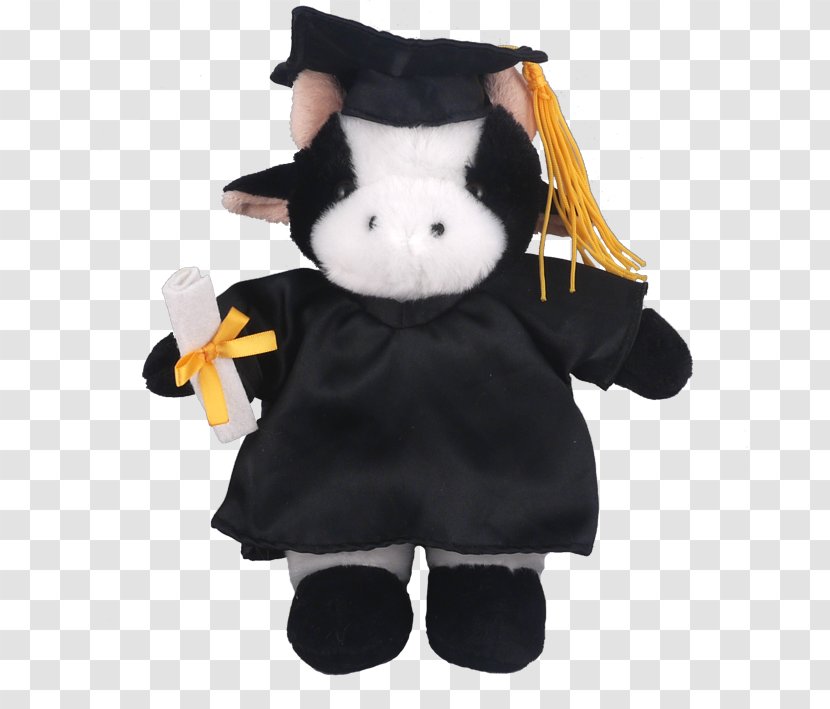 Stuffed Animals & Cuddly Toys Cattle Graduation Ceremony Square Academic Cap Dress - Gown Transparent PNG