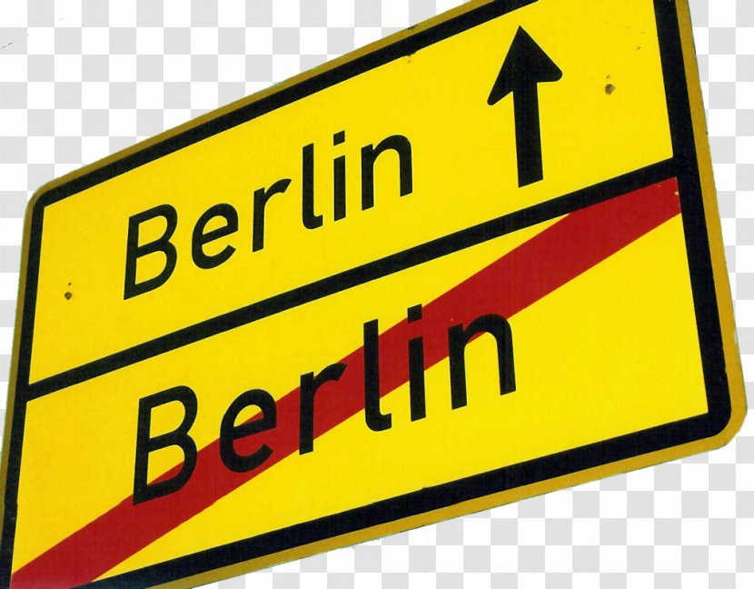 Traffic Sign Berlin Wall Logo Brand Line Transparent PNG