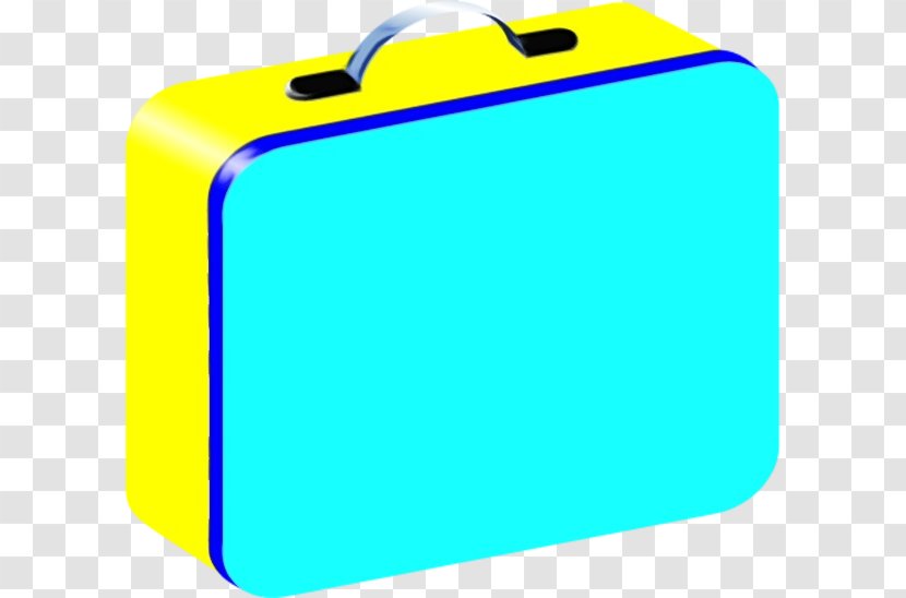 School Bags - Lunch - Rectangle Aqua Transparent PNG