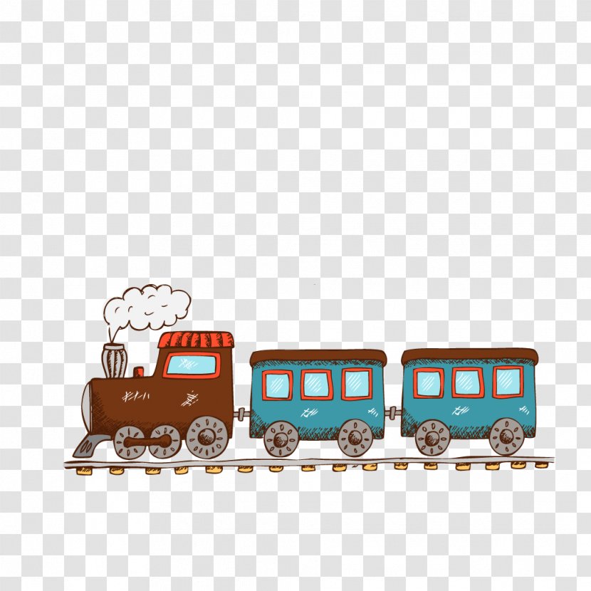 Train Rail Transport Clip Art Image Trolley - Class Trip Transparent PNG