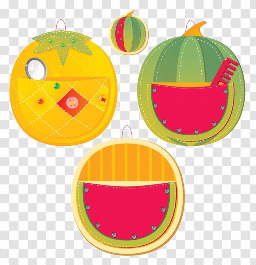 Pocket Royalty-free Clip Art - Pumpkin - Cartoon Watermelon Material Transparent PNG