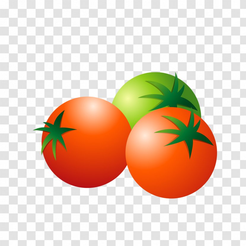 Tomato Juice Food Fruit - Vecteur - Cartoon Tomatoes Transparent PNG
