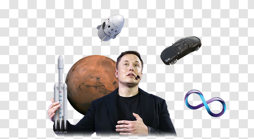 Microphone Future Vision Public Relations Man - Elon Musk Transparent PNG