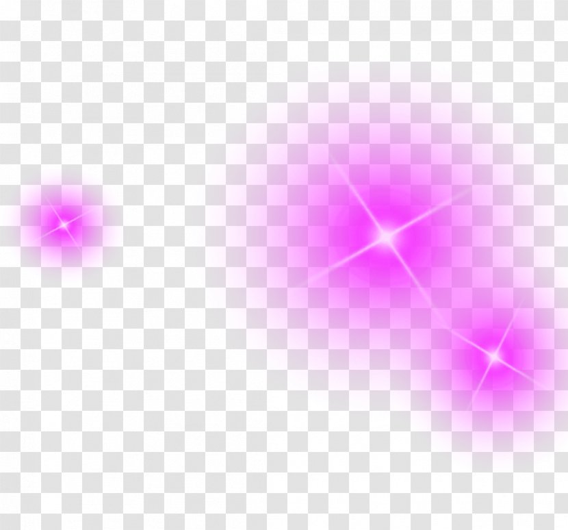Light Purple Violet - Sky - Simple Shine Effect Element Transparent PNG