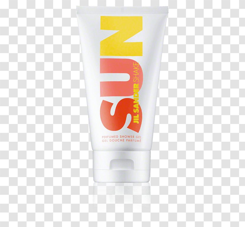 Lotion Cream Sunscreen Jil Sander Gel - Shower Transparent PNG
