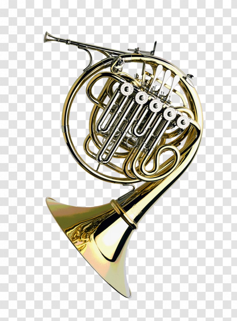French Horns Brass Instruments Musical Saxhorn Mellophone - Cartoon - Horn Transparent PNG