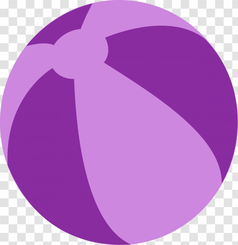 Beach Ball Clip Art - Purple Transparent PNG