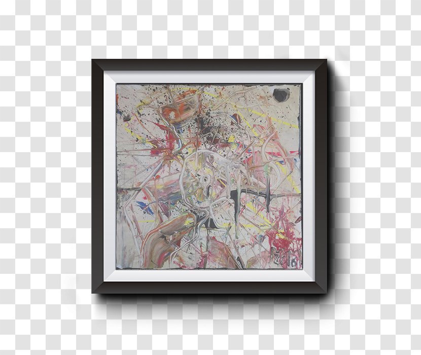 Modern Art Painting Picture Frames Flower Transparent PNG