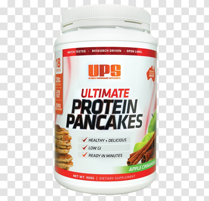 Dietary Supplement High-protein Diet Pancake Bodybuilding - Dessert - Apple Shake Transparent PNG
