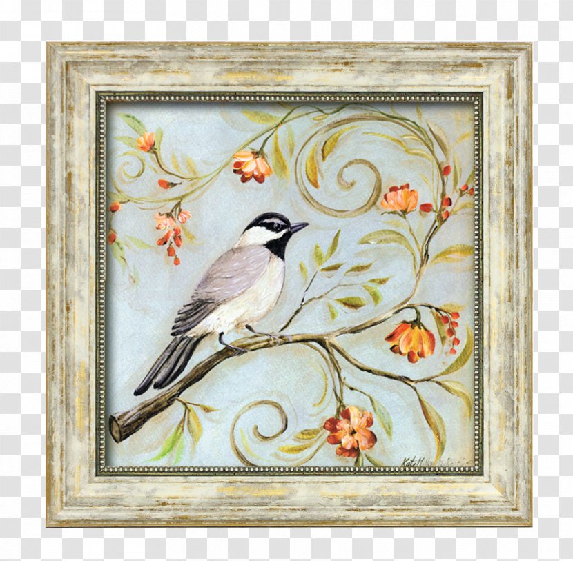 Paper Bird Painting Drawing - Twig - Birds And Flowers Decorative Transparent PNG