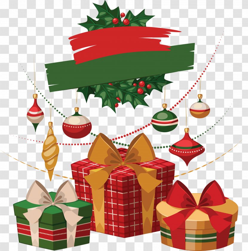 Christmas Decoration Gift New Year Transparent PNG