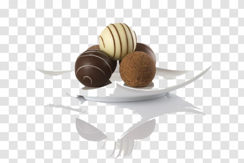 Chocolate Truffle White Milk Cream - Praline - Yogurt Dish Buckle Clip Free HD Transparent PNG