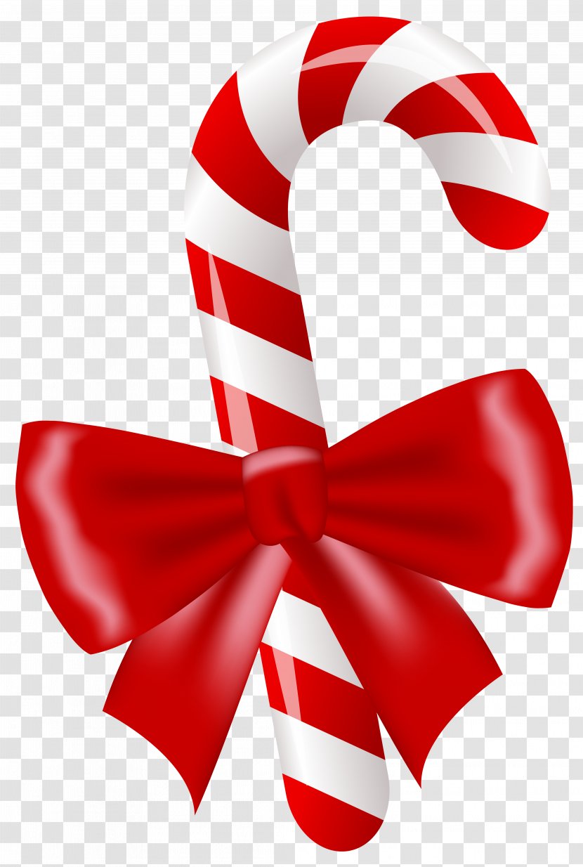 Candy Cane Lollipop Clip Art - Christmas Decoration - Clipart Image Transparent PNG